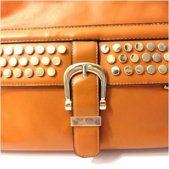 MMS DESIGN STUDIO STUDDED SHOULDER BAG - CARAMEL - Picture 3 of 8